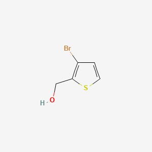 (3-Bromothiophen-2-yl)methanol chemical structure (CAS 70260-17-2)