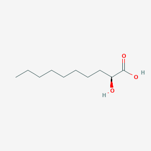 (S)-2-Hydroxydecanoic acid chemical structure (CAS 70267-29-7)