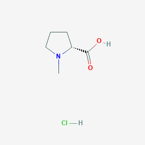 N-Methyl-D-proline Hydrochloride chemical structure (CAS 702710-17-6)