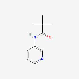2,2-Dimehtyl-N-pyridin-3-yl-propionamide chemical structure (CAS 70298-88-3)