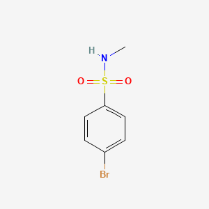 4-Bromo-N-methylbenzenesulfonamide chemical structure (CAS 703-12-8)