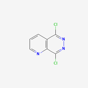 5,8-Dichloropyrido[2,3-d]pyridazine chemical structure (CAS 703-33-3)