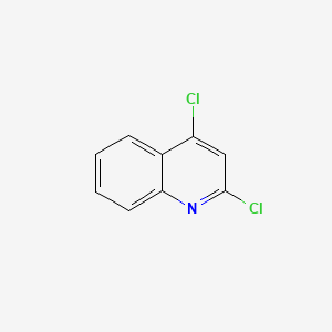 2,4-Dichloroquinoline chemical structure (CAS 703-61-7)