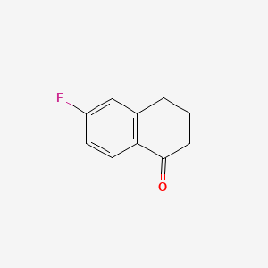 6-Fluoro-1-tetralone chemical structure (CAS 703-67-3)