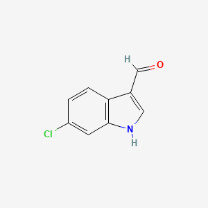 6-Chloro-1H-indole-3-carbaldehyde chemical structure (CAS 703-82-2)