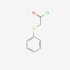 (Phenylthio)acetyl chloride chemical structure (CAS 7031-27-8)