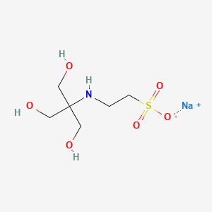 Sodium 2-((1,3-dihydroxy-2-(hydroxymethyl)propan-2-yl)amino)ethanesulfonate chemical structure (CAS 70331-82-7)