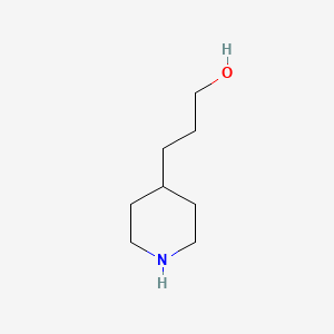 3-(Piperidin-4-yl)propan-1-ol chemical structure (CAS 7037-49-2)