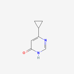 6-Cyclopropylpyrimidin-4-ol chemical structure (CAS 7038-75-7)