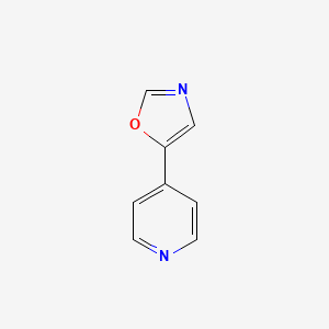 5-(Pyridin-4-yl)oxazole chemical structure (CAS 70380-75-5)