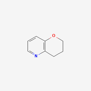 3,4-Dihydro-2H-pyrano[3,2-b]pyridine chemical structure (CAS 70381-92-9)