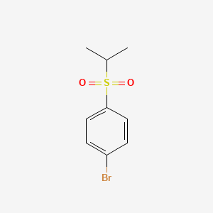 1-Bromo-4-(isopropylsulfonyl)benzene chemical structure (CAS 70399-02-9)