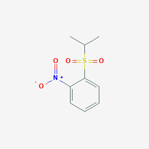 1-(Isopropylsulfonyl)-2-nitrobenzene chemical structure (CAS 70415-86-0)