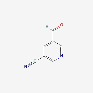 5-Formylnicotinonitrile chemical structure (CAS 70416-53-4)