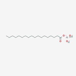 Dihydroxy(stearoyloxy)aluminum chemical structure (CAS 7047-84-9)
