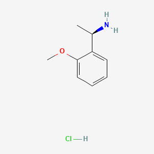 (R)-1-(2-Methoxyphenyl)ethanamine hydrochloride chemical structure (CAS 704892-60-4)