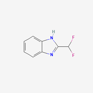 2-(Difluoromethyl)-1H-benzo[d]imidazole chemical structure (CAS 705-09-9)