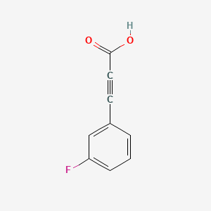 3-(3-Fluorophenyl)propiolic acid chemical structure (CAS 705-83-9)