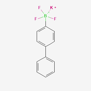 Potassium [1,1'-biphenyl]-4-yltrifluoroborate chemical structure (CAS 705254-31-5)