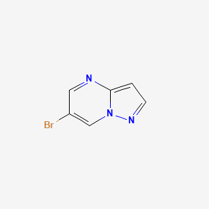 6-Bromopyrazolo[1,5-a]pyrimidine chemical structure (CAS 705263-10-1)