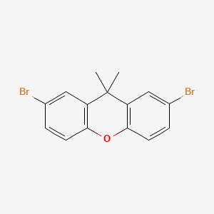 2,7-Dibromo-9,9-dimethyl-9H-xanthene chemical structure (CAS 705282-16-2)