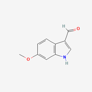 6-Methoxy-1H-indole-3-carbaldehyde chemical structure (CAS 70555-46-3)