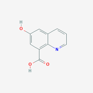 6-Hydroxyquinoline-8-carboxylic acid chemical structure (CAS 70585-55-6)