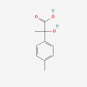 2-Hydroxy-2-(p-tolyl)propanoic acid chemical structure (CAS 70589-40-1)