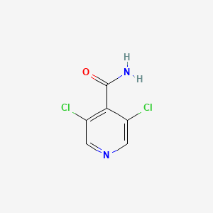 3,5-Dichloroisonicotinamide chemical structure (CAS 70593-51-0)