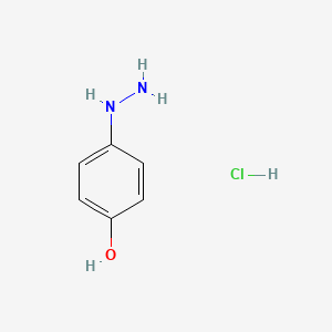 4-Hydrazinylphenol hydrochloride chemical structure (CAS 705940-15-4)