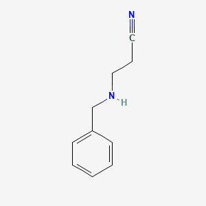 3-(Benzylamino)propanenitrile chemical structure (CAS 706-03-6)