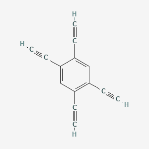 1,2,4,5-Tetraethynylbenzene chemical structure (CAS 70603-31-5)