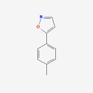 5-(p-Tolyl)isoxazole chemical structure (CAS 7064-35-9)