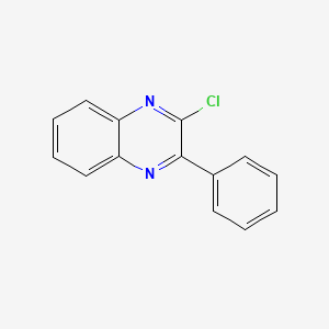 2-Chloro-3-phenylquinoxaline chemical structure (CAS 7065-92-1)