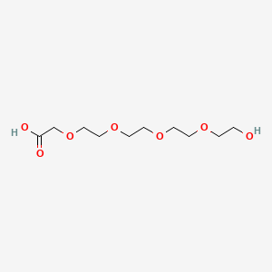 14-Hydroxy-3,6,9,12-tetraoxatetradecanoic acid chemical structure (CAS 70678-95-4)