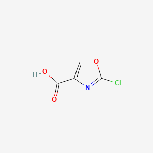 2-Chlorooxazole-4-carboxylic acid chemical structure (CAS 706789-07-3)