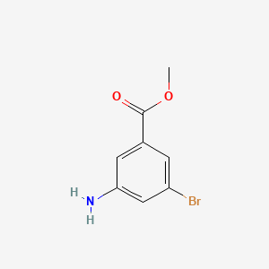 Methyl 3-amino-5-bromobenzoate chemical structure (CAS 706791-83-5)