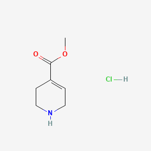Methyl 1,2,3,6-Tetrahydropyridine-4-carboxylate hydrochloride chemical structure (CAS 70684-82-1)