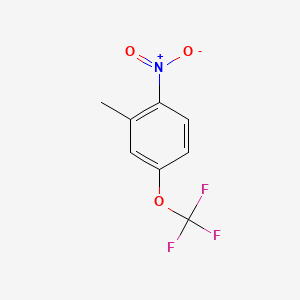 2-Nitro-5-trifluoromethoxytoluene chemical structure (CAS 70692-43-2)