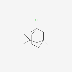 1-Chloro-3,5-dimethyladamantane chemical structure (CAS 707-36-8)
