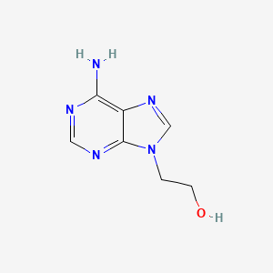 9-(2-Hydroxyethyl)adenine chemical structure (CAS 707-99-3)