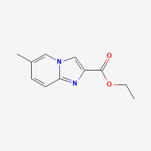Ethyl 6-methylimidazo[1,2-a]pyridine-2-carboxylate chemical structure (CAS 70705-30-5)
