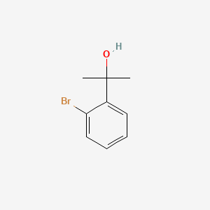 2-(2-Bromophenyl)propan-2-ol chemical structure (CAS 7073-69-0)