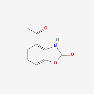 4-Acetylbenzo[d]oxazol-2(3H)-one chemical structure (CAS 70735-79-4)