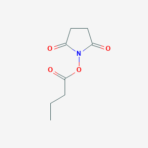 2,5-Dioxopyrrolidin-1-yl butyrate chemical structure (CAS 70741-39-8)