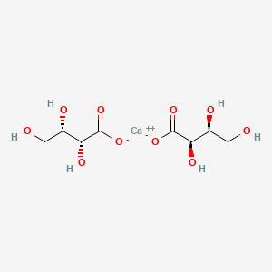 Calcium (2R,3S)-2,3,4-trihydroxybutanoate chemical structure (CAS 70753-61-6)