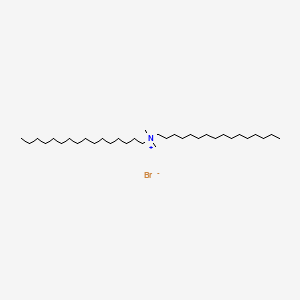N-Hexadecyl-N,N-dimethylhexadecan-1-aminium bromide chemical structure (CAS 70755-47-4)