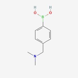 4-((Dimethylamino)methyl)phenylboronic acid chemical structure (CAS 70799-12-1)