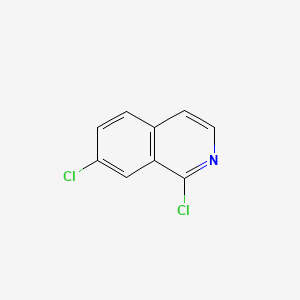 1,7-Dichloroisoquinoline chemical structure (CAS 70810-24-1)