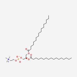 (R)-2,3-Bis(heptadecanoyloxy)propyl (2-(trimethylammonio)ethyl) phosphate chemical structure (CAS 70897-27-7)